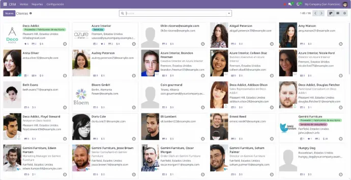 odoo contactos
